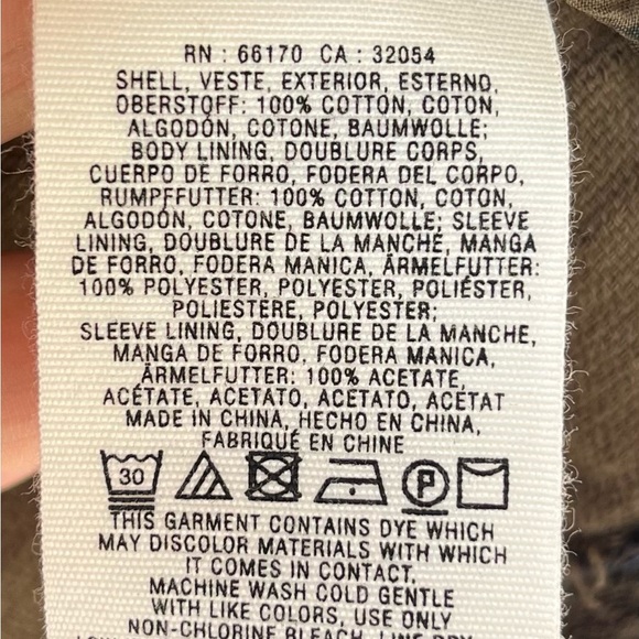 Anthropologie Hei Hei Olive Green Cotton Blazer | Houndstooth Back | Size 8P - Picture 8 of 12